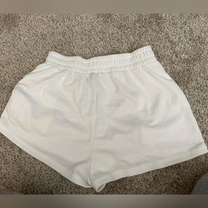 White Sweatshorts